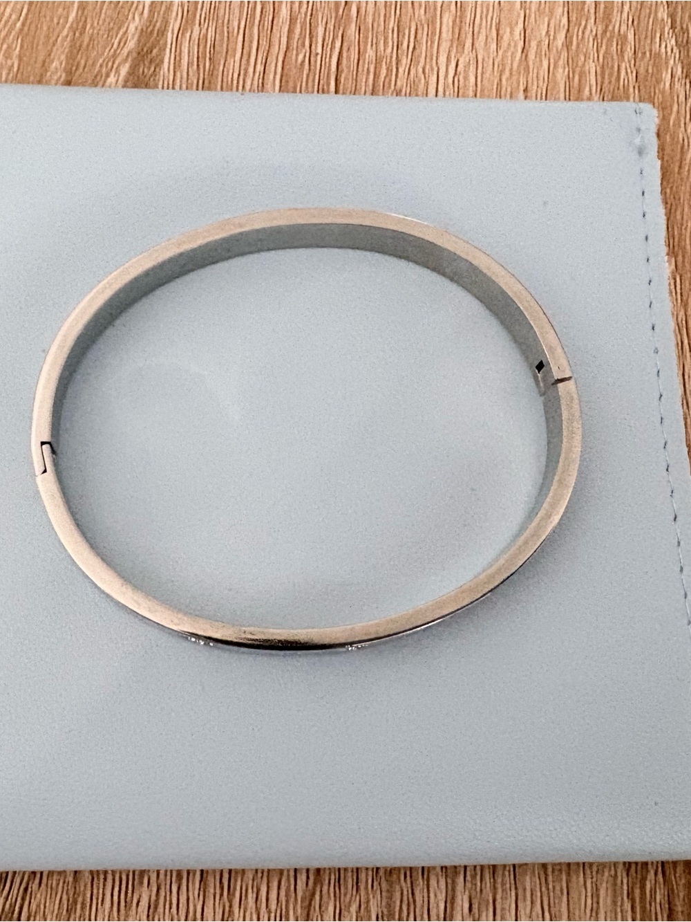 Clover Cuff Silver Bangle - Picture 2 of 2